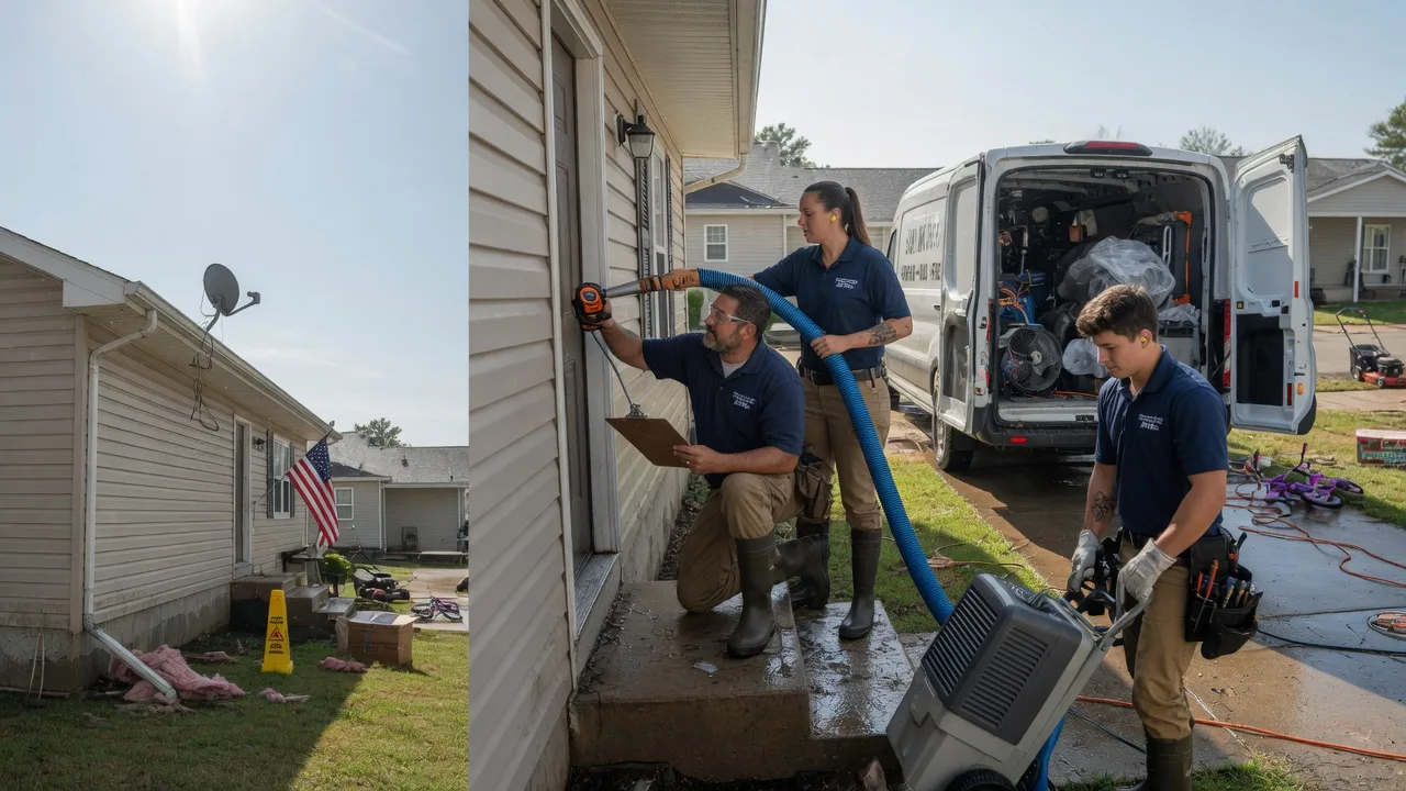 Ceiling Water Damage Restoration in New Carlisle, OH near me